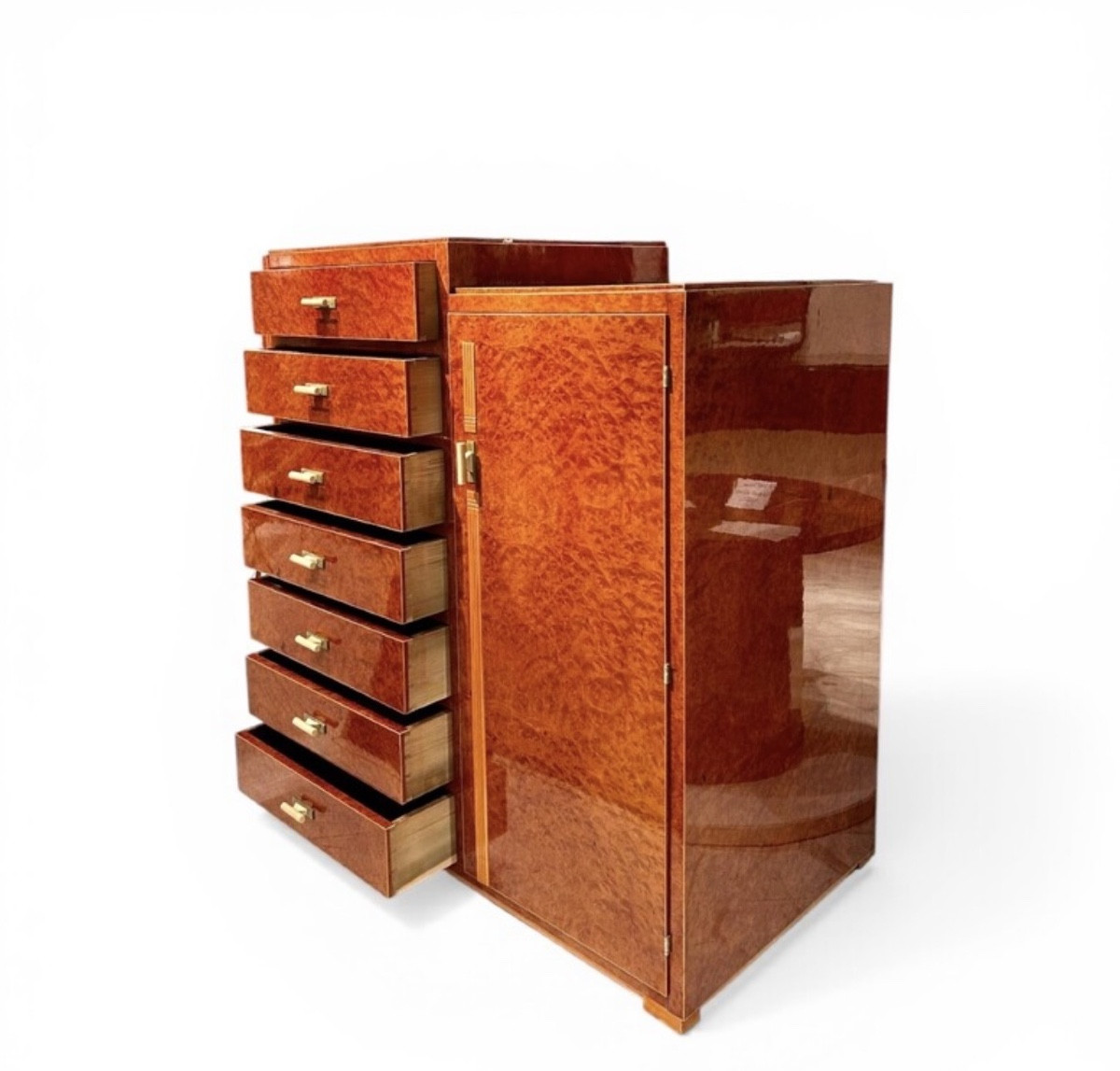 Semainier Chest Of Drawers Art Décor, United Kingdom Circa 1930-photo-4